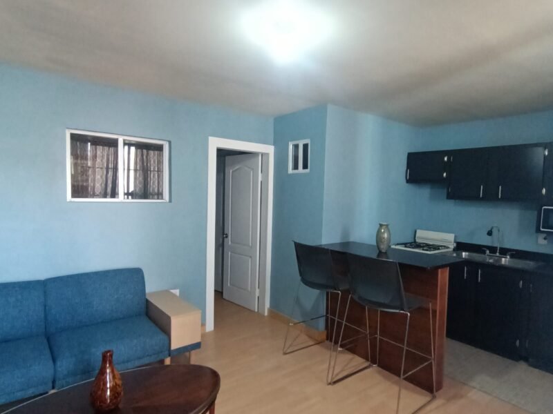 Departamento 1 recámara amueblado en renta, Col. Fernández, Tijuana B.C.