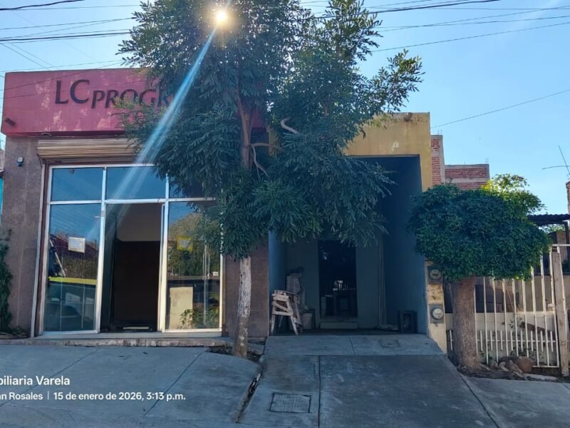 Casa con Local Comercial en Venta, Col. Progreso (Sector San Isidro), Culiacán